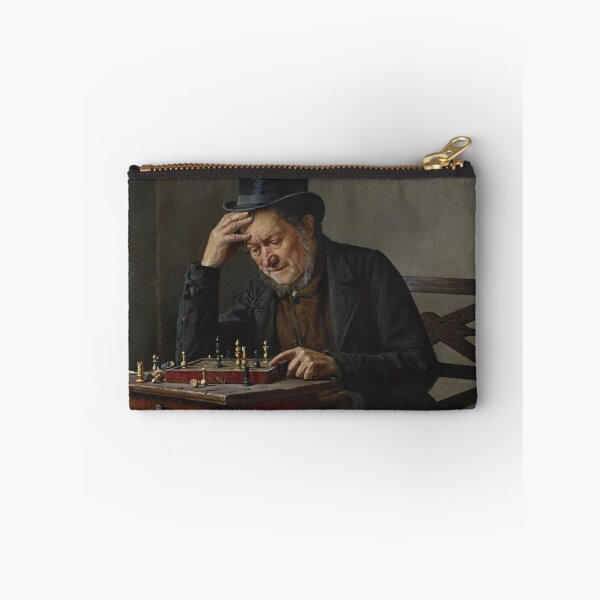 Item preview, Chess Wall Art, The Chess Player, Vintage Painting by Kaufmann designed and sold by RickE.