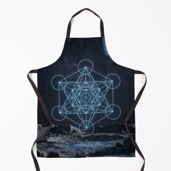 Item preview, Glowing Metatron's Cube Lunar Landscape Night | Monkeybusiness designed and sold by monkeybusiness.pt.