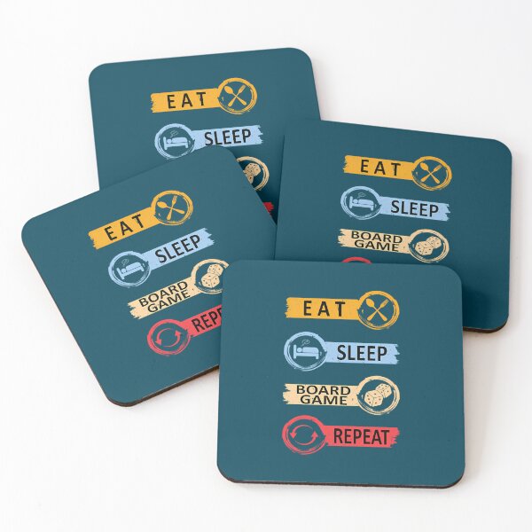 Item preview,  Eat Sleep Boardgame Repeat designed and sold by FintanMeyer.