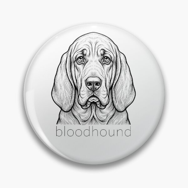 Item preview, Bloodhound Illustration for light color shirts designed and sold by SUP-R-Ts.