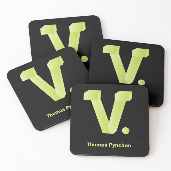 Item preview, V. – Thomas Pynchon – Minimalist Literary Design – Book Cover Inspired Illustration designed and sold by FULLER FACTORY.