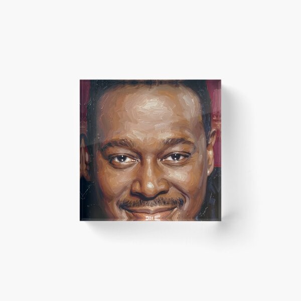Item preview, Luther Vandross Oil Painting designed and sold by maretsad.