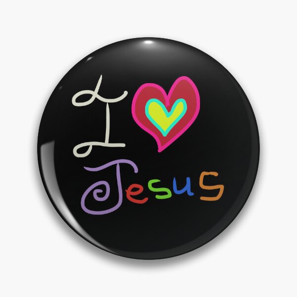 Item preview, I Love Jesus With Heart designed and sold by TheGoodBook2.