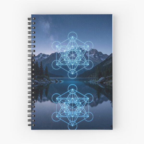 Item preview, Glowing Blue Metatron's Cube Alpine Lake Reflection | Monkeybusiness designed and sold by monkeybusiness.pt.