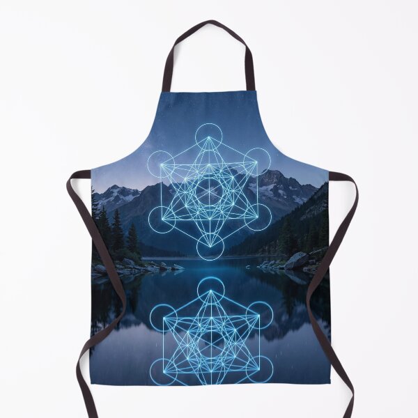 Item preview, Glowing Blue Metatron's Cube Alpine Lake Reflection | Monkeybusiness designed and sold by monkeybusiness.pt.