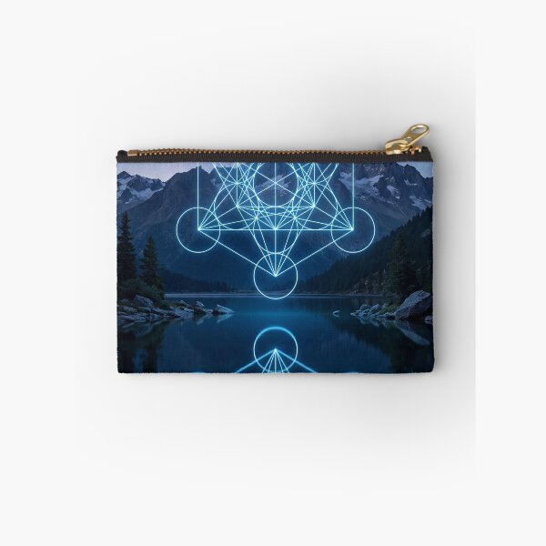 Item preview, Glowing Blue Metatron's Cube Alpine Lake Reflection | Monkeybusiness designed and sold by monkeybusiness.pt.
