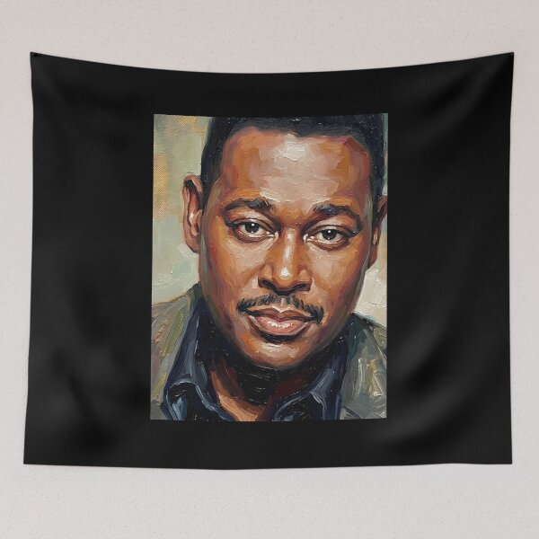 Item preview, Luther Vandross Oil Painting designed and sold by maretsad.