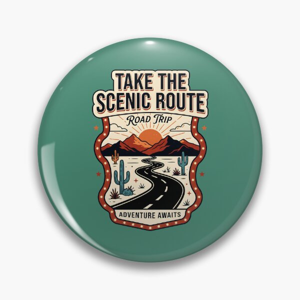 Item preview, Take The Scenic Route - Road Trip Adventure Awaits designed and sold by MyHappyArtShop.