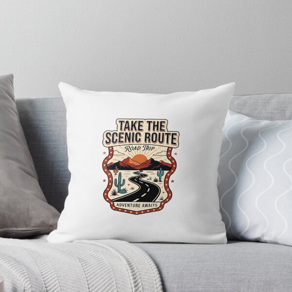 Item preview, Take The Scenic Route - Road Trip Adventure Awaits designed and sold by MyHappyArtShop.