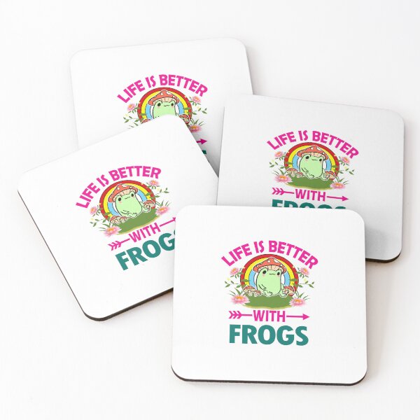 Item preview, LIFE IS BETTER WITH FROGS designed and sold by thebestposter.