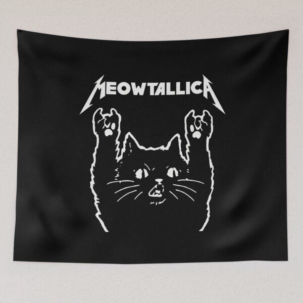 Item preview, Meows Tallicas Cat Metallica Parody designed and sold by Benda-Designs.