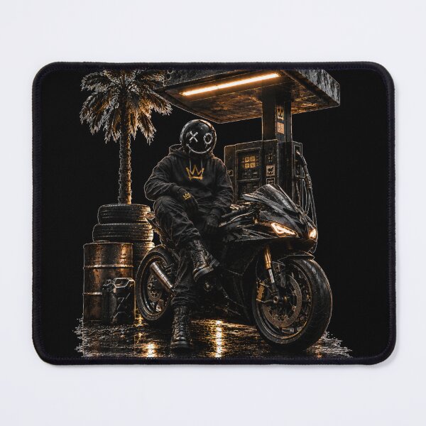 Item preview, BuBu La Street – Dark Streetwear Biker Motorcycle Urban Art designed and sold by PLUSHIWORLDtm.