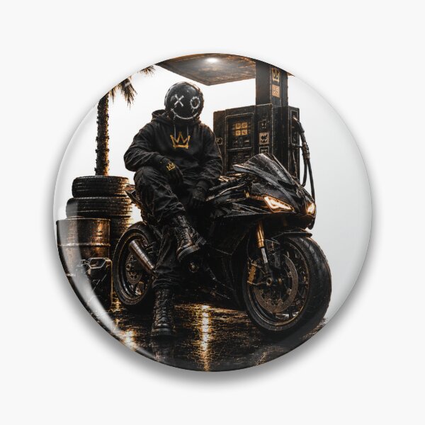 Item preview, BuBu La Street – Dark Streetwear Biker Motorcycle Urban Art designed and sold by PLUSHIWORLDtm.