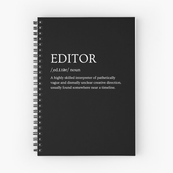 Item preview, Definición de editor: diseño de editores de cine y televisión divertidos designed and sold by jkleditor.