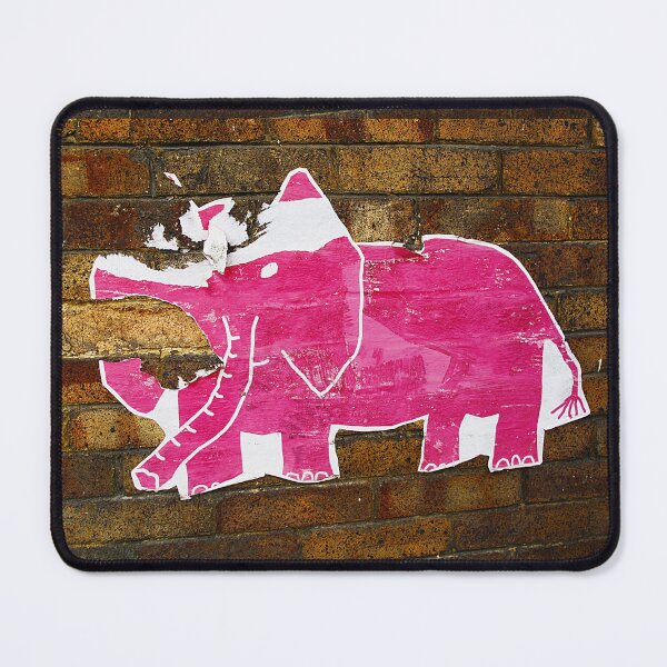 Item preview, Tattered Pink Elephant  designed and sold by Ethna Gillespie.