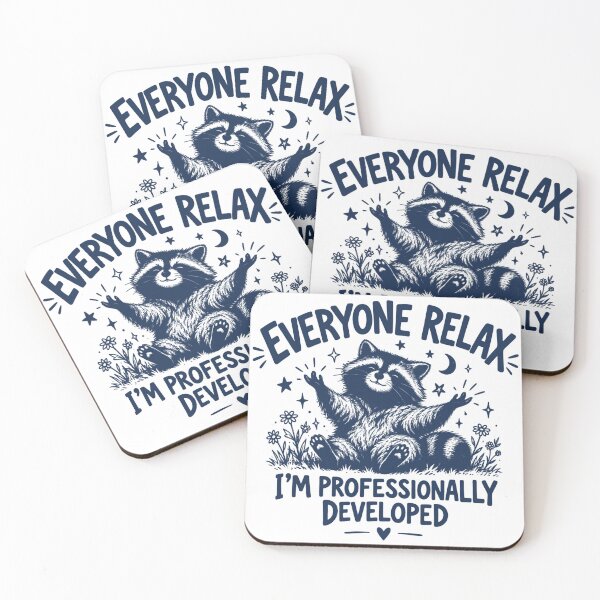 Item preview, Funny Teacher, Professional Development Humor, Sarcastic Raccoon Teacher, Funny Work Office Quote, Relatable Coworker Gift for Educators designed and sold by Quiajia.