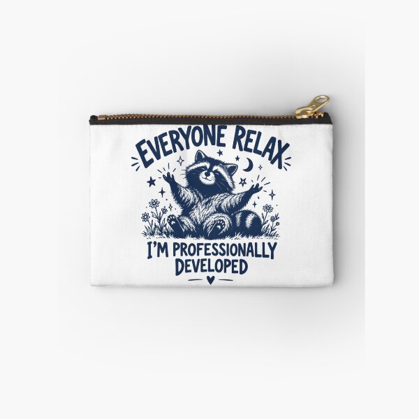 Item preview, Funny Teacher, Professional Development Humor, Sarcastic Raccoon Teacher, Funny Work Office Quote, Relatable Coworker Gift for Educators designed and sold by Quiajia.