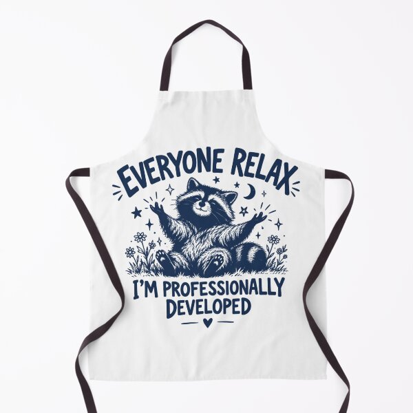 Item preview, Funny Teacher, Professional Development Humor, Sarcastic Raccoon Teacher, Funny Work Office Quote, Relatable Coworker Gift for Educators designed and sold by Quiajia.