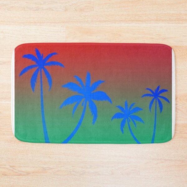 Item preview, The Blue Palms - Palm Tree Silhouettes designed and sold by AmbientArtCo.