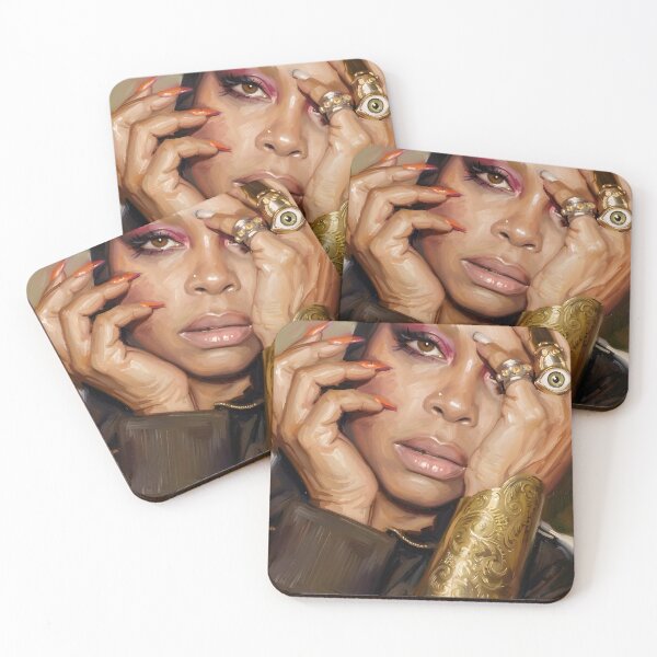 Item preview, Erykah Badu Oil Painting designed and sold by maretsad.