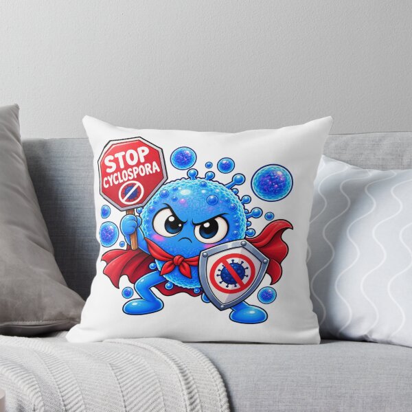 Item preview,  Stop  Cyclospora – Microbiology Awareness Superhero designed and sold by Ramadane_design1.
