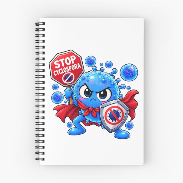 Item preview,  Stop  Cyclospora – Microbiology Awareness Superhero designed and sold by Ramadane_design1.
