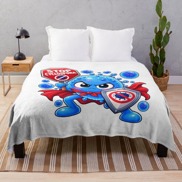 Item preview, Stop Cyclospora – Microbiology Awareness Superhero designed and sold by Ramadane_design1.
