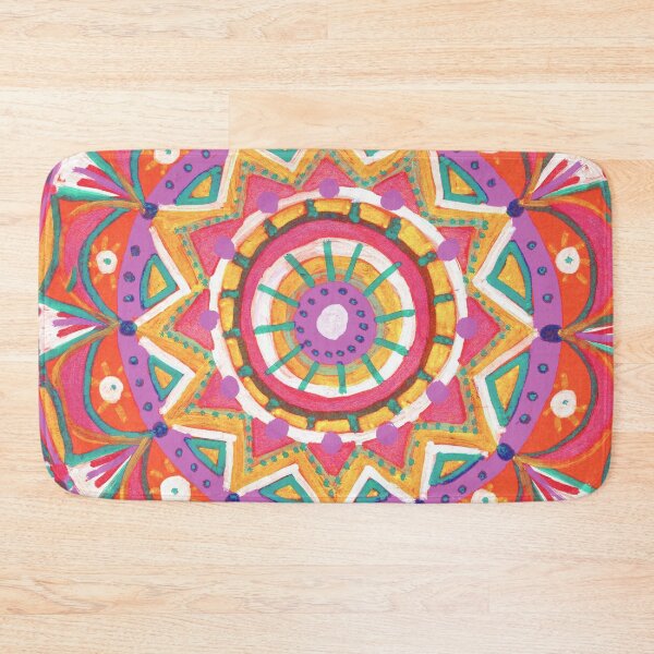 Item preview, Colorful Folk Mandala Kaleidoscope Pattern designed and sold by Fani*.