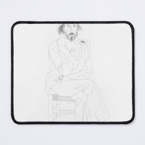 Item preview, David Hockney -  Portrait Of Richard Hamilton - Signed Print by David Hockney undefinedr designed and sold by LILLIANSTRANGEy.