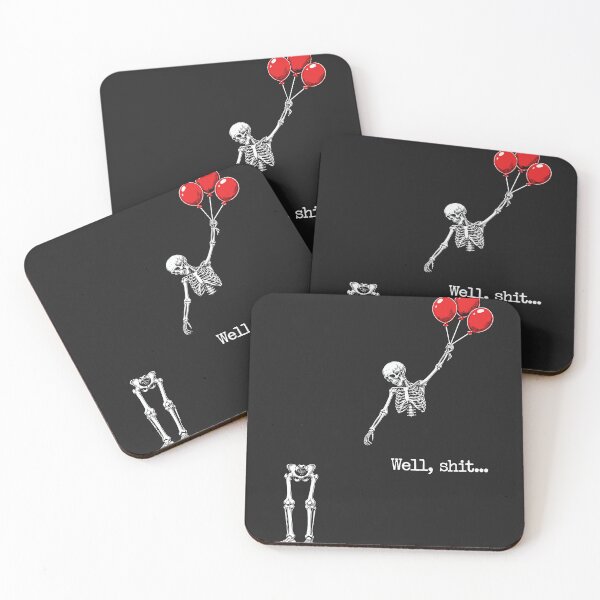 Item preview, Well Shit Funny Skeleton Flying designed and sold by Gaea1.