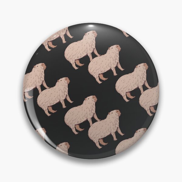 Item preview, Cute Capybara Seamless Pattern designed and sold by NAMASTHE WORLD.