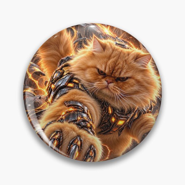 Item preview, Epic Cat Warrior Tiger Flame Fantasy designed and sold by tanaphon2333.