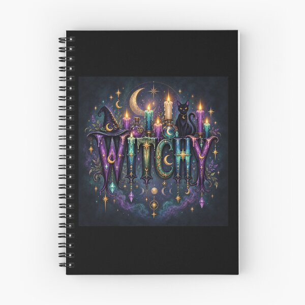 Item preview, Witchy Candle Coven for Celestial Cat Witches designed and sold by POD DYNASTY | Original Print On Demand T-Shirt Graphics.