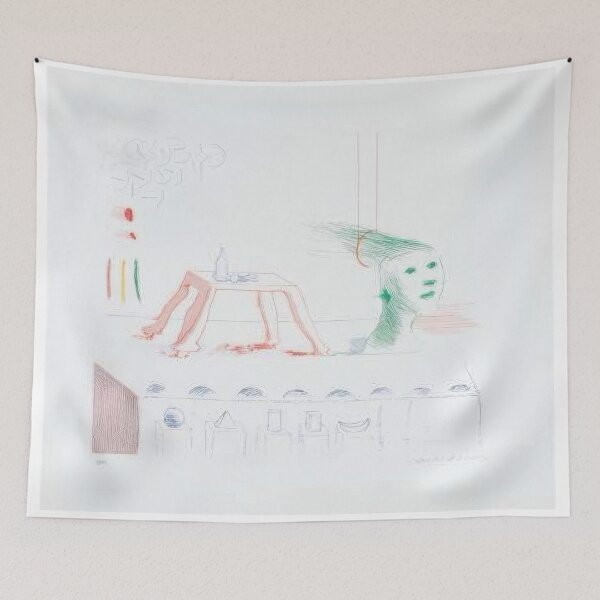Item preview, David Hockney -  A Moving Still Life - Signed Print by David Hockney undefinedr designed and sold by LILLIANSTRANGEy.