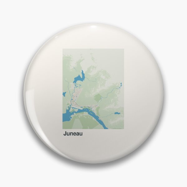 Artikelvorschau, Minimalistische Kartenkunst aus Juneau entworfen und verkauft von MapsNerd.