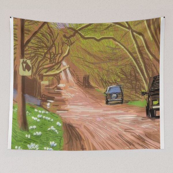 Item preview, David Hockney -  The Arrival Of Spring In Woldgate, East Yorkshire In  (twenty eleven) -  March - Signed Print by David Hockney undefinedr designed and sold by LILLIANSTRANGEy.