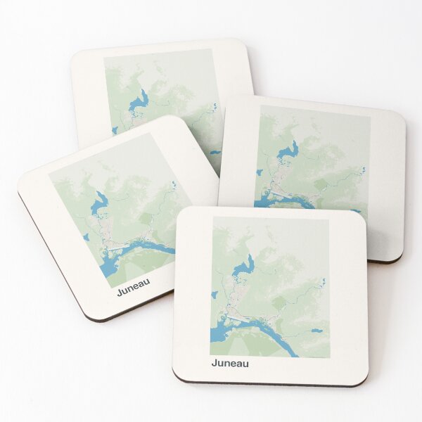 Item preview, Juneau Minimalistic Map Art designed and sold by MapsNerd.