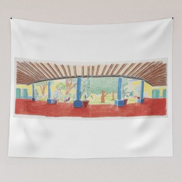 Item preview, David Hockney -  Hotel Acatlán First Day - Signed Print by David Hockney undefinedr designed and sold by LILLIANSTRANGEy.