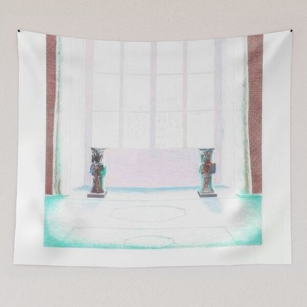 Item preview, David Hockney -  Two Vases In The Louvre - Signed Print by David Hockney undefinedr designed and sold by LILLIANSTRANGEy.
