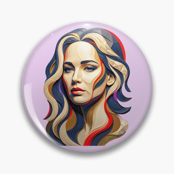 Item preview, Abstract Portrait of Jennifer Lawrence designed and sold by DigitalandPhoto.