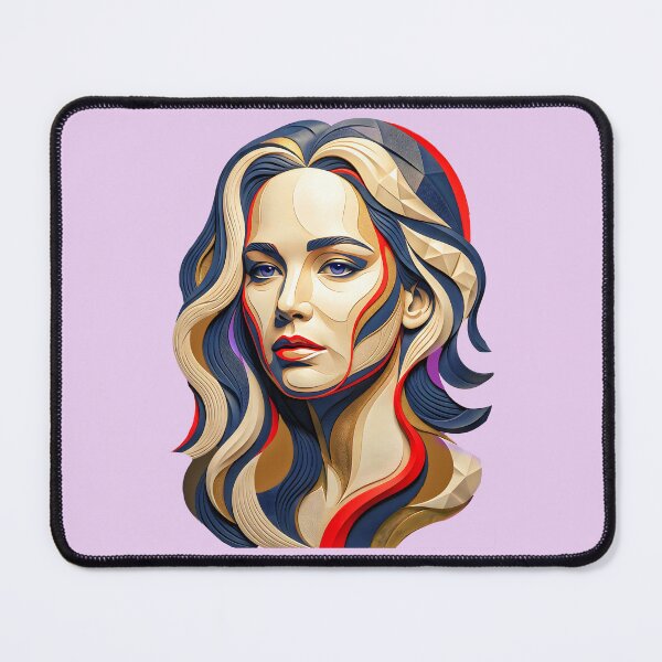 Item preview, Abstract Portrait of Jennifer Lawrence designed and sold by DigitalandPhoto.