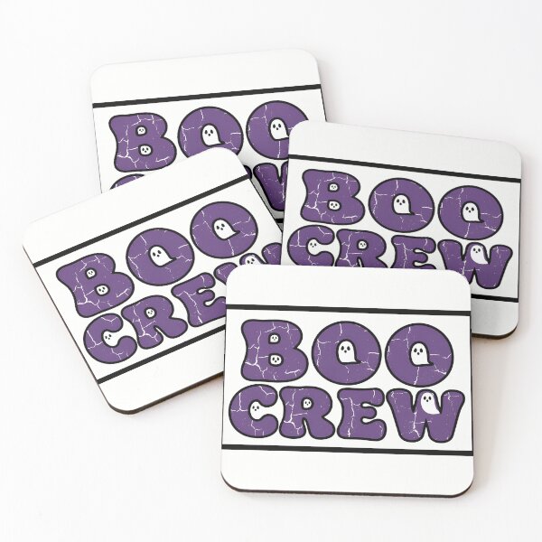 Item preview, Retro Cracked Purple Halloween Ghosts Design designed and sold by VibranPalette.