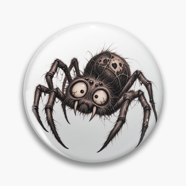 Item preview, Freaky Gothic Spider – Creepy Funny Halloween Spider designed and sold by UnglaublichGut.