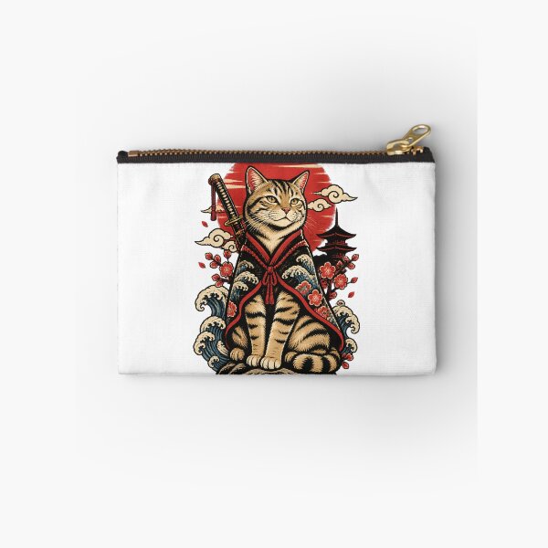 Item preview, Whisker Samurai Katana Blade Cute Feline Warrior Japanese Art Aesthetic Graphic designed and sold by gamefun999.