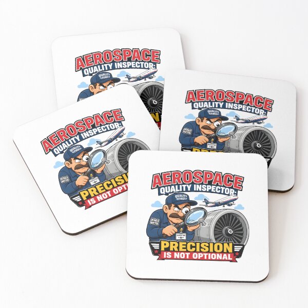 Item preview, Aerospace Quality Inspector Precision Is Not Optional Aviation Engineering Funny Gift designed and sold by CleverRaccoon.