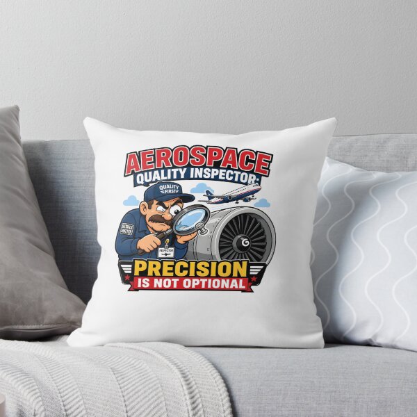 Item preview, Aerospace Quality Inspector Precision Is Not Optional Aviation Engineering Funny Gift designed and sold by CleverRaccoon.