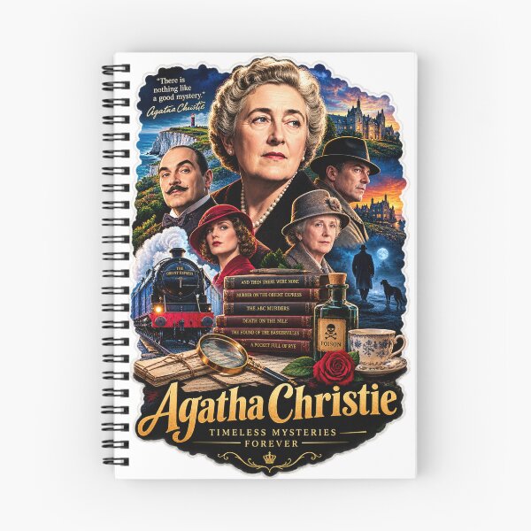 Item preview, Agatha Christie designed and sold by AlfredoBela.