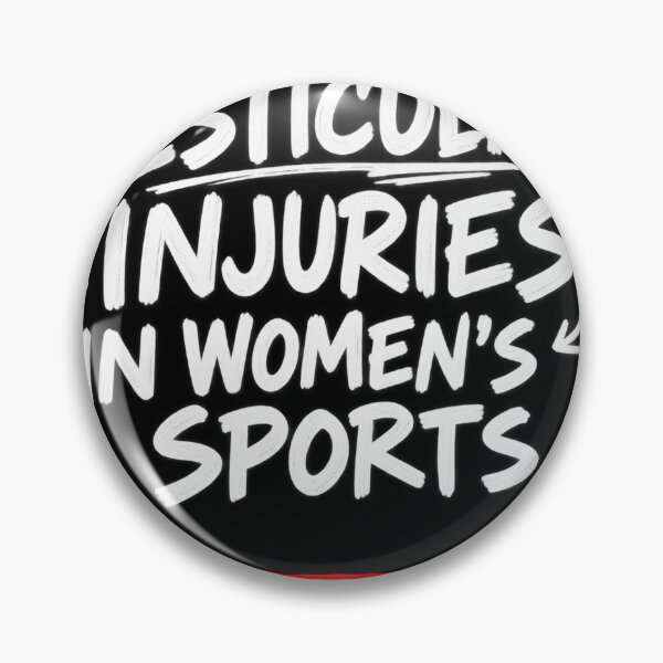 Item preview, Testicular Injuries in Women’s Sports – Minimalist Satirical Graph Design designed and sold by keltee.