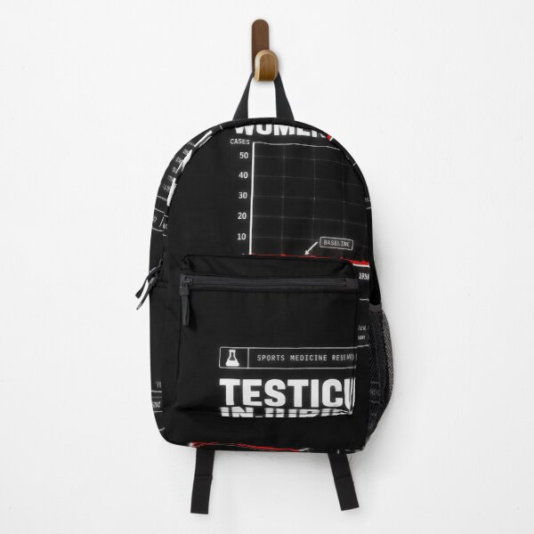 Item preview, Testicular Injuries in Women’s Sports – Minimalist Satirical Graph Design designed and sold by keltee.