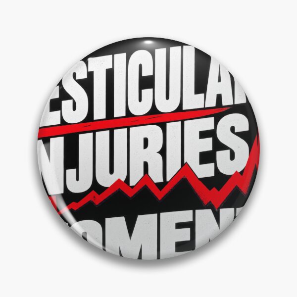 Item preview, Testicular Injuries in Women’s Sports – Minimalist Satirical Graph Design designed and sold by keltee.